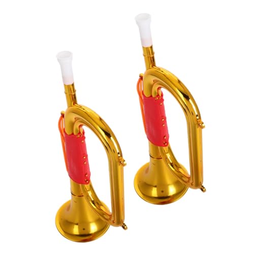BESPORTBLE 2pcs Kinder Trompete Spielzeug Cheerleading Trompetengeräusche Machen Plastikhorn Für Kinder Musical Toy Soccer Blow Horn Party Noisemaker Stage Requisiten von BESPORTBLE
