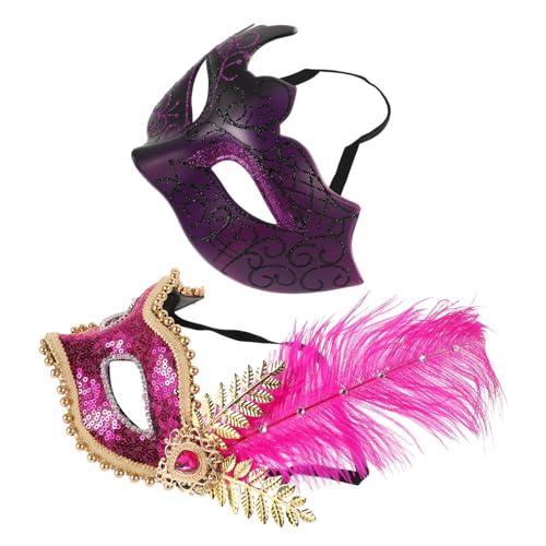 BESPORTBLE 2pcs Maskerade -maske Für Frauen Mit Vintage Römischer Stil Und Glitzernde Paillon Vintage Antique Masken Abend Prom Ball Maske BESPORTBLE 2pcs Maskerade -maske Für Frauen Mit Vintage Römischer Stil Und Glitzernde Paillon Vintage Antique Masken Abend Prom Ball Maske von BESPORTBLE
