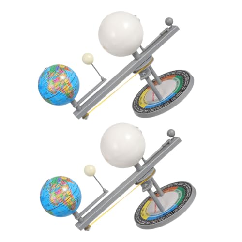 BESPORTBLE 2pcs Sun Earth Moon Astronomische Wissenschaft Kit Solar System Bildungskit Lehrwerkzeug Kinder Astronomie Modelle Wissenschaft Kit von BESPORTBLE
