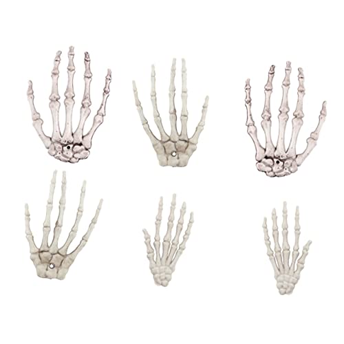 BESPORTBLE 3 Paare Skelett Hand Deko Halloween Partygruseln Skeletthand Knochenklauen Deko Requisiten für Spukhaus und Horrorparty BESPORTBLE 3 Paare Skelett Hand Deko Halloween Partygruseln Skeletthand Knochenklauen Deko Requisiten für Spukhaus und Horrorparty von BESPORTBLE