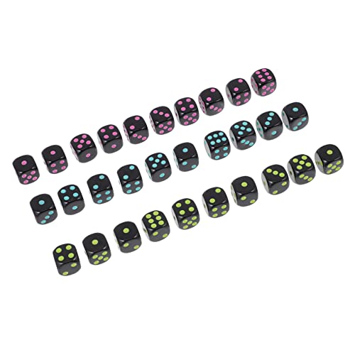 BESPORTBLE 3 Sätze Acrylwürfel mit Praktischen Rundungen Vielseitige Spielwürfel für Brettspiele Partys und Lehrprojekte von BESPORTBLE