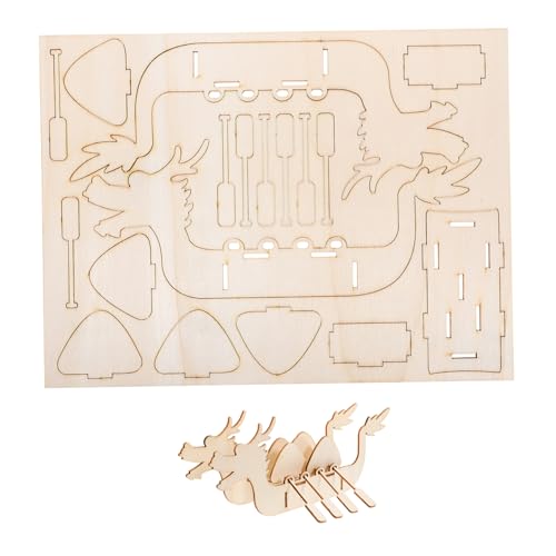 BESPORTBLE 3 Sätze DIY Holz Dragonboot Puzzle für Kreatives Bastelspielzeug Hand Augen Koordination und Räumlicher Vorstellungskraft für DIY Projekte und Kulturelles Lernen BESPORTBLE 3 Sätze DIY Holz Dragonboot Puzzle für Kreatives Bastelspielzeug Hand Augen Koordination und Räumlicher Vorstellungskraft für DIY Projekte und Kulturelles Lernen von BESPORTBLE