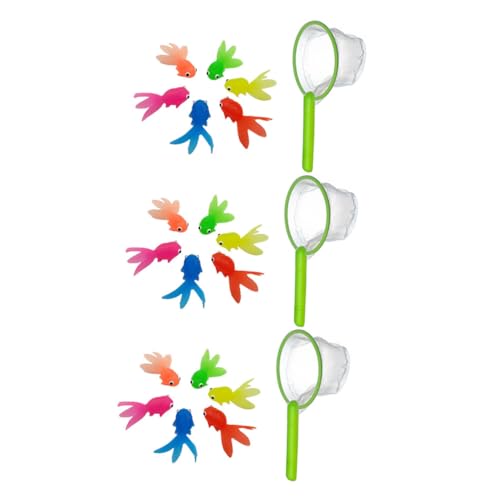 BESPORTBLE 3 Sätze Goldfisch Wasserspielzeug aus Weichem TPR Material Realistisch Gestaltete Badefische Sicher und Komfortabel Bunte Cartoon Figuren für Junge Mädchen und Zufällige Farbe BESPORTBLE 3 Sätze Goldfisch Wasserspielzeug aus Weichem TPR Material Realistisch Gestaltete Badefische Sicher und Komfortabel Bunte Cartoon Figuren für Junge Mädchen und Zufällige Farbe von BESPORTBLE