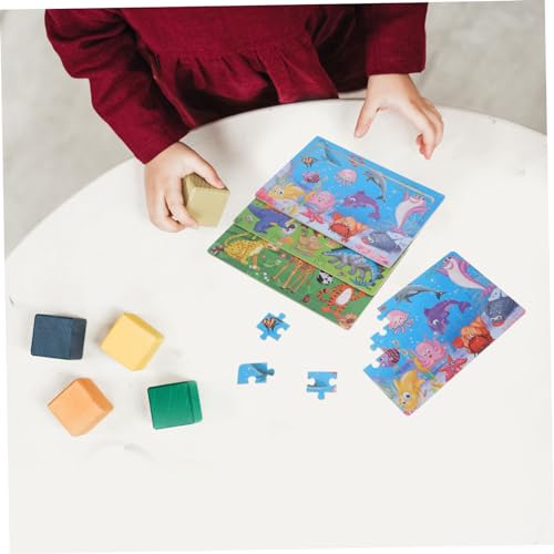 BESPORTBLE 3 Sätze Holz Puzzle Ab Jahre Cartoon Tier Motive Montessori Lernspielzeug für Handgefertigt Robust Fördert Feinmotorik und Hand Auge koordination Sicher und Langlebig BESPORTBLE 3 Sätze Holz Puzzle Ab Jahre Cartoon Tier Motive Montessori Lernspielzeug für Handgefertigt Robust Fördert Feinmotorik und Hand Auge koordination Sicher und Langlebig von BESPORTBLE