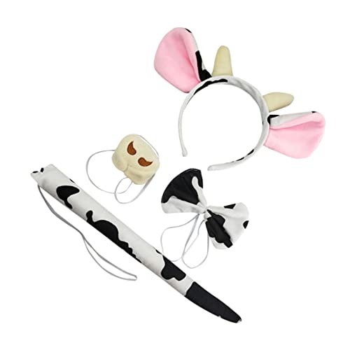 BESPORTBLE 3 Sätze Kindgerechtes Kuhkopf Stirnband Halloween Kostüm Zubehör für Kindergarten Party Aufführung Tierkostüm Accessoire von BESPORTBLE