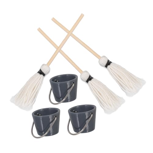 BESPORTBLE 3 Sätze Miniatur Mop und Eimer Realistische Reinigungswerkzeuge für Puppenhäuser Dekoration für Miniatur Szenen und Kreative DIY Projekte BESPORTBLE 3 Sätze Miniatur Mop und Eimer Realistische Reinigungswerkzeuge für Puppenhäuser Dekoration für Miniatur Szenen und Kreative DIY Projekte von BESPORTBLE