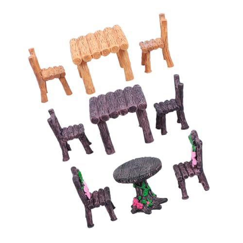 BESPORTBLE 3 Sätze Miniatur Resin Möbel für Feengarten Dekoration Miniatur Tisch und Stühle aus Widerstandsfähigem Resin Mikro Landschaft Deko für DIY Projekte und Puppenhaus BESPORTBLE 3 Sätze Miniatur Resin Möbel für Feengarten Dekoration Miniatur Tisch und Stühle aus Widerstandsfähigem Resin Mikro Landschaft Deko für DIY Projekte und Puppenhaus von BESPORTBLE