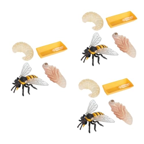 BESPORTBLE 3 Sätze Teiliges Bienenwachstumszyklus Spielset aus Sicherem Langlebigem Kunststoff Pädagogisches Kinderspielzeug Kognitivem Lernen und Naturverständnis Leicht und Tragbar für BESPORTBLE 3 Sätze Teiliges Bienenwachstumszyklus Spielset aus Sicherem Langlebigem Kunststoff Pädagogisches Kinderspielzeug Kognitivem Lernen und Naturverständnis Leicht und Tragbar für von BESPORTBLE