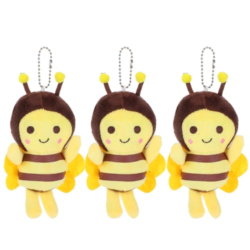 BESPORTBLE 3 Stück Bienen Plüschanhänger – Weiche Gelbe Bienen Kuscheltiere Als Schlüsselanhänger - Ideales Babyspielzeug Und Dekorative Ergänzung Für Kinderwagen Und Kinderzimmer BESPORTBLE 3 Stück Bienen Plüschanhänger – Weiche Gelbe Bienen Kuscheltiere Als Schlüsselanhänger - Ideales Babyspielzeug Und Dekorative Ergänzung Für Kinderwagen Und Kinderzimmer von BESPORTBLE