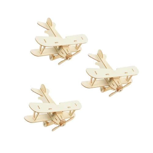 BESPORTBLE 3 Stück DIY Holzflugzeug Bausatz zum Zusammenbauen und Bemalen Handgefertigtes Flugzeug Puzzle aus Robustem Holz Kreatives Lernspielzeug für Feinmotorik und Vorstellungskraft BESPORTBLE 3 Stück DIY Holzflugzeug Bausatz zum Zusammenbauen und Bemalen Handgefertigtes Flugzeug Puzzle aus Robustem Holz Kreatives Lernspielzeug für Feinmotorik und Vorstellungskraft von BESPORTBLE