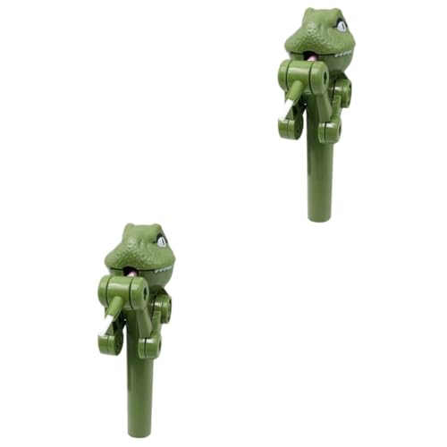 BESPORTBLE 3 Stück Dino Lutscher Halter - Kreative Süßigkeiten Aufbewahrung Für - Roboter Design Weihnachtsüberraschung Für Kleine Dino Fans von BESPORTBLE