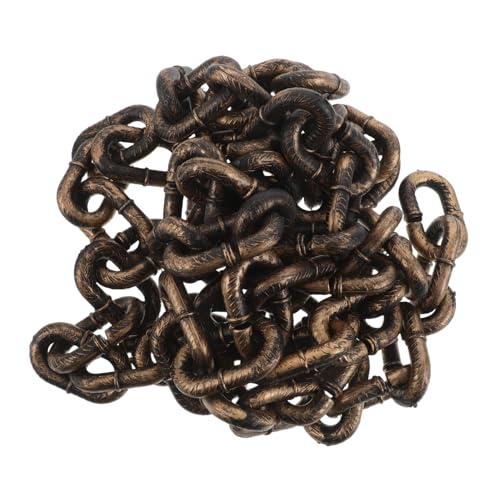 BESPORTBLE 3stücke Kunststoffketten Für Halloween-Dekorationen Schreckliches Kostümzubehör Halloween-kettenrequisite Gruselige Dekorationskette Halloween-gliederkette Modeschmuckkette Hallowe von BESPORTBLE