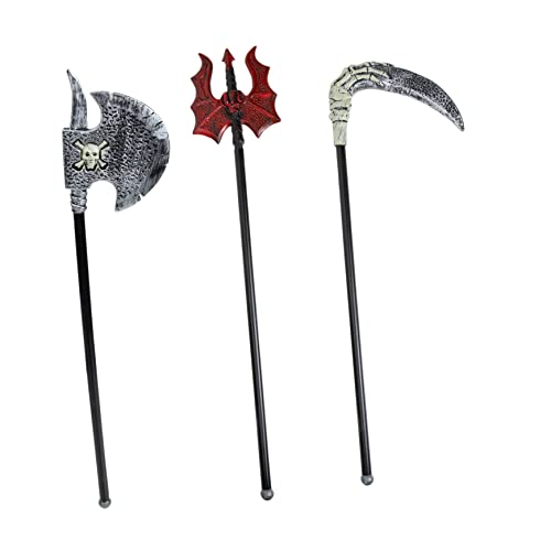 BESPORTBLE 3 Stück Halloween Requisiten Performance Requisite Bühnen Cosplay Requisite Rollenspiel Für Halloween Gefälschtes Kinderspielzeug Halloween Kostüm Requisite von BESPORTBLE