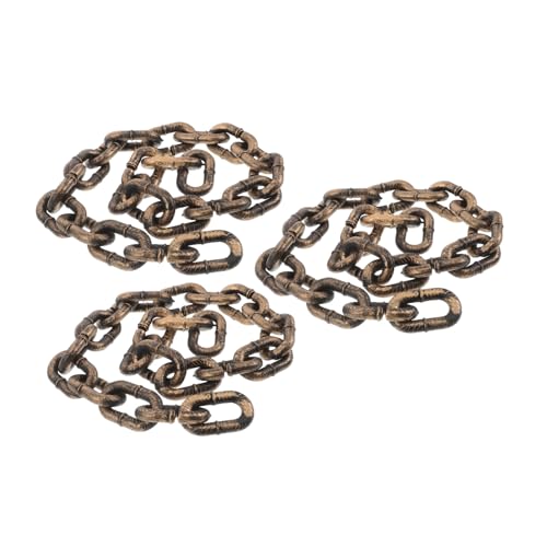 BESPORTBLE 3 Stück Halloween Simulationskette Halloween Dekor Gefälschte Kunststoffkette Kette Dekoration BESPORTBLE 3 Stück Halloween Simulationskette Halloween Dekor Gefälschte Kunststoffkette Kette Dekoration von BESPORTBLE