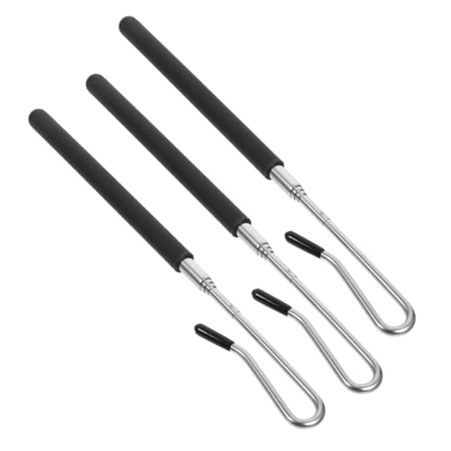 BESPORTBLE 3 Stück Handpuppen Steuerhebel Puppenhandbewegungsstangen Puppenmanipulationsstangen Metallpuppenstangen Puppenstab Handsteuerung Puppenhandsteuerungsstab Stange von BESPORTBLE