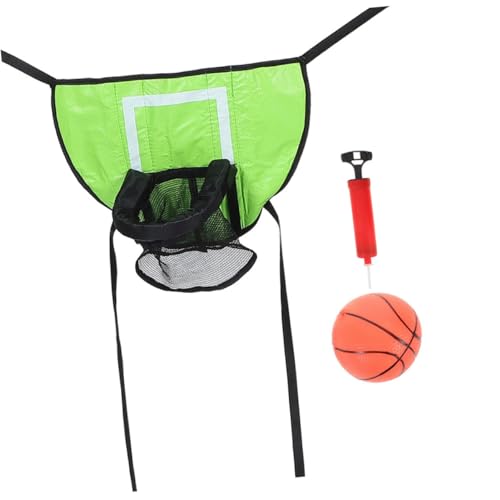 BESPORTBLE 3 Stück Mini Basketballkorb Trampolin mit Teilen Inkl Pumpe und Mini bällen Robustes Basketballnetz für Garten und Einfach zu Montieren Wetterbeständig Interaktives Spiel von BESPORTBLE