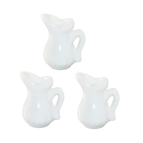 BESPORTBLE 3 Stück Mini Keramik Wasserkanne Teiliges Set Puppenhaus Dekoration Miniatur Küchenzubehör Handgefertigt Detailreich Kindgerecht für Puppenhaus Zubehör und Miniaturküche BESPORTBLE 3 Stück Mini Keramik Wasserkanne Teiliges Set Puppenhaus Dekoration Miniatur Küchenzubehör Handgefertigt Detailreich Kindgerecht für Puppenhaus Zubehör und Miniaturküche von BESPORTBLE