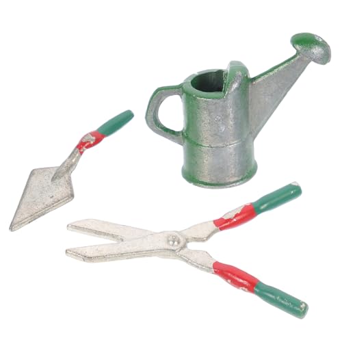 BESPORTBLE 3 Stück Miniatur Gartenwerkzeuge Set Teiliges Zubehör für Puppenhaus und Mini Hochwertige für DIY Projekte und Dekoration von BESPORTBLE