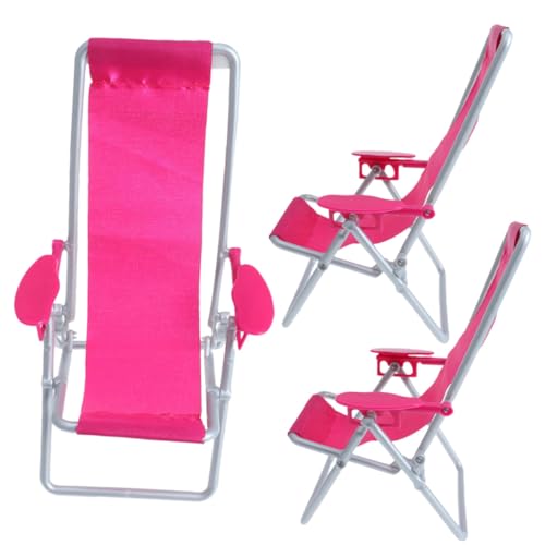 BESPORTBLE 3 Stück Miniatur Strandstuhl Teiliges Faltbares Puppenhaus Zubehör Leichter Simulierter Liegestuhl für Micro Landschaftsdekoration Realistische Mini Strandmöbel für Basteln und BESPORTBLE 3 Stück Miniatur Strandstuhl Teiliges Faltbares Puppenhaus Zubehör Leichter Simulierter Liegestuhl für Micro Landschaftsdekoration Realistische Mini Strandmöbel für Basteln und von BESPORTBLE