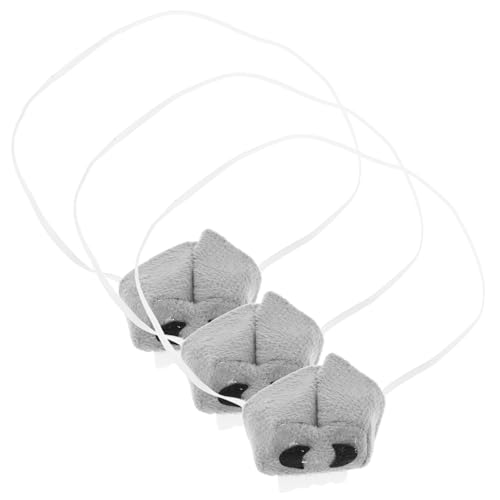 BESPORTBLE 3 Stück Plüsch Nase Tierkostüm Accessoire für Cosplay Requisite für Motto Partys und Halloween mit Elastischem Band von BESPORTBLE