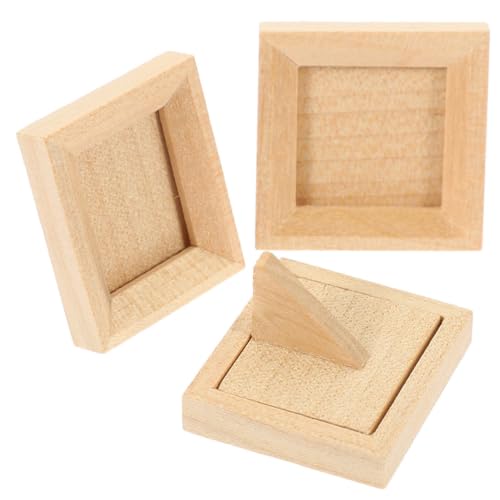 BESPORTBLE 3 Stück Puppenhaus-fotorahmen Klein Miniatur Mini-bilderrahmen Masse Mikro-fotorahmen Mini-Dekoration Puppenhaus Bilderrahmen Mini-hausdekor-Accessoire Fotorahmen-Modell Holz Beige BESPORTBLE 3 Stück Puppenhaus-fotorahmen Klein Miniatur Mini-bilderrahmen Masse Mikro-fotorahmen Mini-Dekoration Puppenhaus Bilderrahmen Mini-hausdekor-Accessoire Fotorahmen-Modell Holz Beige von BESPORTBLE