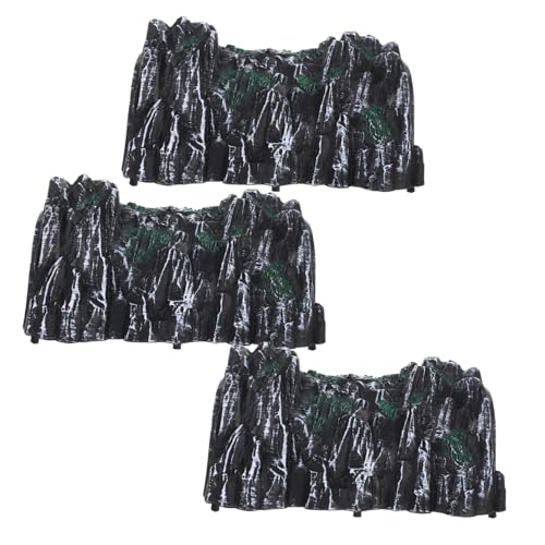 BESPORTBLE 3 Stück Realistisches Eisenbahn Tunnel Kunststoff Naturgetreues Höhlenmodell für Sandtisch Detailreiches Zugspielzeug zubehör Dekoratives Modell für Sammler von BESPORTBLE