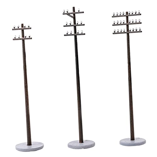 BESPORTBLE 3 Stück Realistisches Mikro Landschaftsdekor für Sandtisch DIY Garten und Parkornamente Detailreiche Bastelmaterialien für Modelleisenbahn und Kleine Szenen von BESPORTBLE