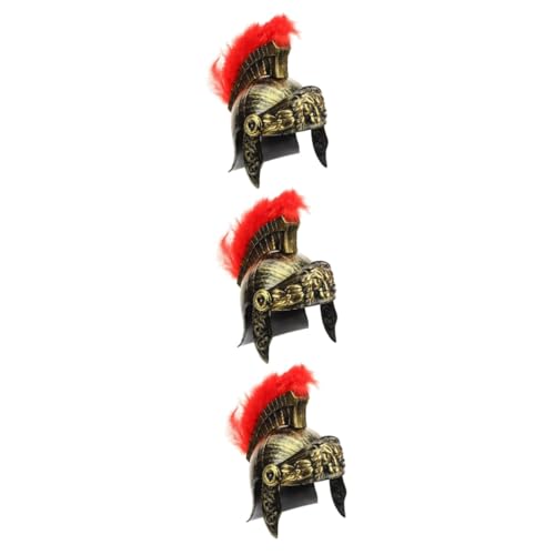 BESPORTBLE 3 Stück Römischer Helm mit Federbesatz Leichter Cosplay Kostüm Helm für Männer Antikes Design für Mittelalter und Outfits Geeignet für Karneval Halloween Bühnenauftritte BESPORTBLE 3 Stück Römischer Helm mit Federbesatz Leichter Cosplay Kostüm Helm für Männer Antikes Design für Mittelalter und Outfits Geeignet für Karneval Halloween Bühnenauftritte von BESPORTBLE