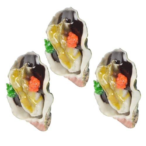 BESPORTBLE 3 Stück Teiliges Austern Modell Realistische Meeresfrüchte Deko Lebensechte Simulation für Restaurant Party und Heimdekoration Detailreich und Vielseitig Einsetzbar BESPORTBLE 3 Stück Teiliges Austern Modell Realistische Meeresfrüchte Deko Lebensechte Simulation für Restaurant Party und Heimdekoration Detailreich und Vielseitig Einsetzbar von BESPORTBLE