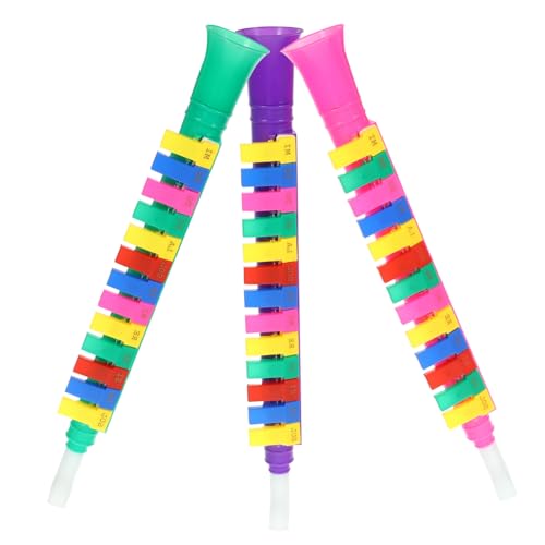 BESPORTBLE 3 Stück Teiliges Blasinstrument aus Kunststoff Pädagogisches Musikspielzeug für Tasten Mundharmonika mit Buntem Design Fördert Musikalische Früherziehung und Zufällige Farbe BESPORTBLE 3 Stück Teiliges Blasinstrument aus Kunststoff Pädagogisches Musikspielzeug für Tasten Mundharmonika mit Buntem Design Fördert Musikalische Früherziehung und Zufällige Farbe von BESPORTBLE