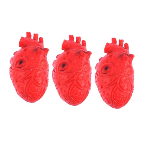 BESPORTBLE 3 Stück Teiliges Halloween Deko Realistische Gruselige Herzrequisiten Langlebig Leicht für Haunted House Party Halloween Dekorationen BESPORTBLE 3 Stück Teiliges Halloween Deko Realistische Gruselige Herzrequisiten Langlebig Leicht für Haunted House Party Halloween Dekorationen von BESPORTBLE
