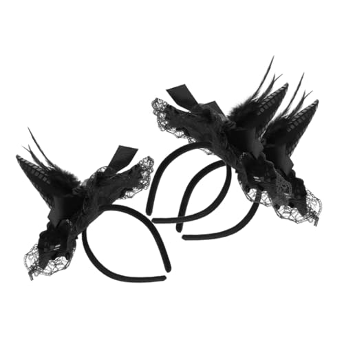 BESPORTBLE 3 Stück Teiliges Halloween Hexenhut Haarreif Flexibel mit Spitzen Paillettenverzierung Bequemer Kopfschmuck für Damen und Mädchen für Party Cosplay und Halloween-kostüm BESPORTBLE 3 Stück Teiliges Halloween Hexenhut Haarreif Flexibel mit Spitzen Paillettenverzierung Bequemer Kopfschmuck für Damen und Mädchen für Party Cosplay und Halloween-kostüm von BESPORTBLE
