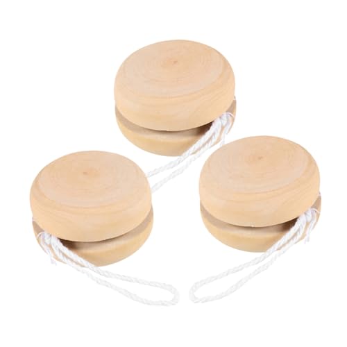 BESPORTBLE 3 Stück Teiliges Holz Yo Yo Ball Unbemalt zum Bemalen Sicheres DIY Zeichenspielzeug für Kognitive Entwicklung Handbemaltes Holzspielzeug für Tragbares Freizeitspielzeug BESPORTBLE 3 Stück Teiliges Holz Yo Yo Ball Unbemalt zum Bemalen Sicheres DIY Zeichenspielzeug für Kognitive Entwicklung Handbemaltes Holzspielzeug für Tragbares Freizeitspielzeug von BESPORTBLE