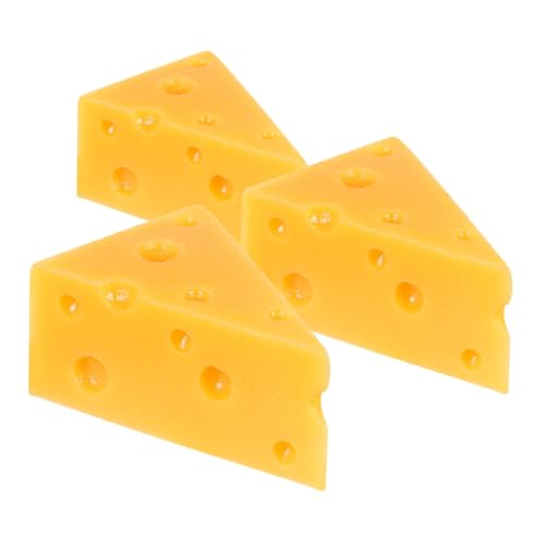 BESPORTBLE 3 Stück Teiliges Käse Modell Realistische Künstliche Käse Simulation Handgefertigte Resin Food Figurine für DIY Basteln Küchendekoration und Kreative Geschenke BESPORTBLE 3 Stück Teiliges Käse Modell Realistische Künstliche Käse Simulation Handgefertigte Resin Food Figurine für DIY Basteln Küchendekoration und Kreative Geschenke von BESPORTBLE