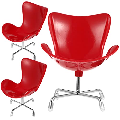 BESPORTBLE 3 Stück Teiliges Mini Haus Möbelset Miniatur Egg Chair Armchair Modell für Puppenhaus Dekoration als Fotorequisiten BESPORTBLE 3 Stück Teiliges Mini Haus Möbelset Miniatur Egg Chair Armchair Modell für Puppenhaus Dekoration als Fotorequisiten von BESPORTBLE