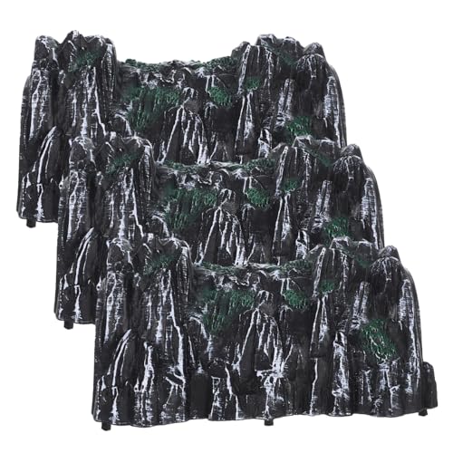 BESPORTBLE 3 Stück Teiliges Modell Eisenbahn Tunnel aus Kunststoff Realistische Grotte Nachbildung Sandtisch für Eisenbahn Zubehör für Freizeit und Partys von BESPORTBLE