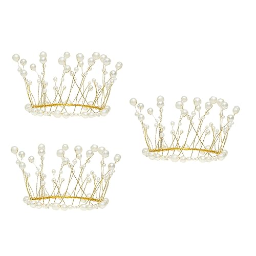 BESPORTBLE 3 Stück Teiliges Perlen Metall Cake Ornament Elegante Krone für Geburtstagstorten Backzubehör für Desserts und Feierlichkeiten Zufällige Farbe Zufällige Farbe BESPORTBLE 3 Stück Teiliges Perlen Metall Cake Ornament Elegante Krone für Geburtstagstorten Backzubehör für Desserts und Feierlichkeiten Zufällige Farbe Zufällige Farbe von BESPORTBLE
