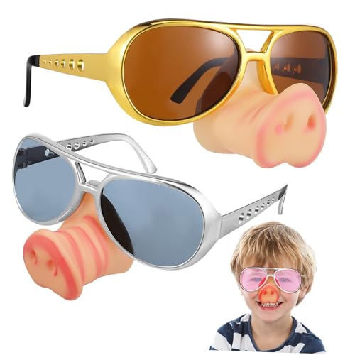 BESPORTBLE 3 Stück Teiliges Pig Nose Partybrillen Gold Silber Leichte Farbenfrohe Fun Accessoires für Halloween Geburtstagsfeiern Tierkostüme und Cosplay Witzige Verkleidung für Damen und BESPORTBLE 3 Stück Teiliges Pig Nose Partybrillen Gold Silber Leichte Farbenfrohe Fun Accessoires für Halloween Geburtstagsfeiern Tierkostüme und Cosplay Witzige Verkleidung für Damen und von BESPORTBLE