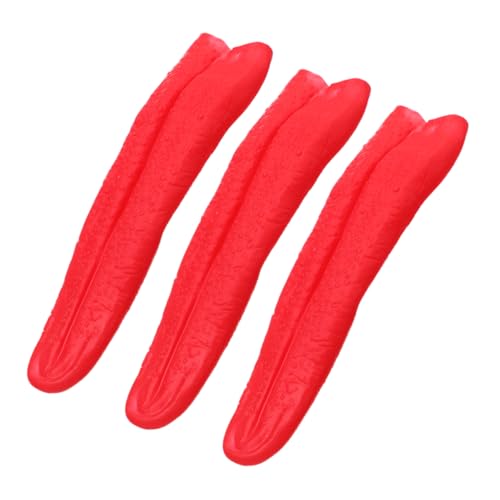BESPORTBLE 3 Stück Teiliges Realistisches Rotes Langzunge Prop Dehnbar und Detailgetreu für Halloween Bühnenauftritte Horrorfilme und Cosplay Mehrfach Verwendbar und Auffällig BESPORTBLE 3 Stück Teiliges Realistisches Rotes Langzunge Prop Dehnbar und Detailgetreu für Halloween Bühnenauftritte Horrorfilme und Cosplay Mehrfach Verwendbar und Auffällig von BESPORTBLE