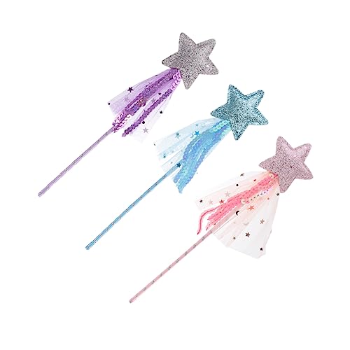 BESPORTBLE 3 Stück Teiliges Sternförmiger Feenstab mit Quasten Zauberstab Requisite für Mädchen Party Cosplay Bühnenauftritte und Verkleidungsspiel BESPORTBLE 3 Stück Teiliges Sternförmiger Feenstab mit Quasten Zauberstab Requisite für Mädchen Party Cosplay Bühnenauftritte und Verkleidungsspiel von BESPORTBLE