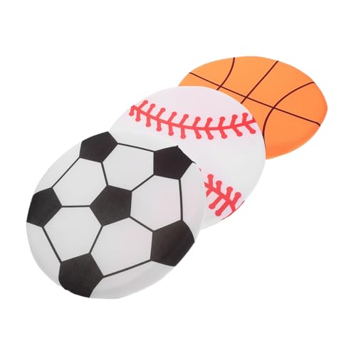 BESPORTBLE 3 Stück Teiliges Stoff Flugspielzeug mit Weichem Schwamm Cartoon Mustern Faltbar für Outdoor Spiele Geburtstags Partygeschenke Fördert Fitness und Spaß von BESPORTBLE