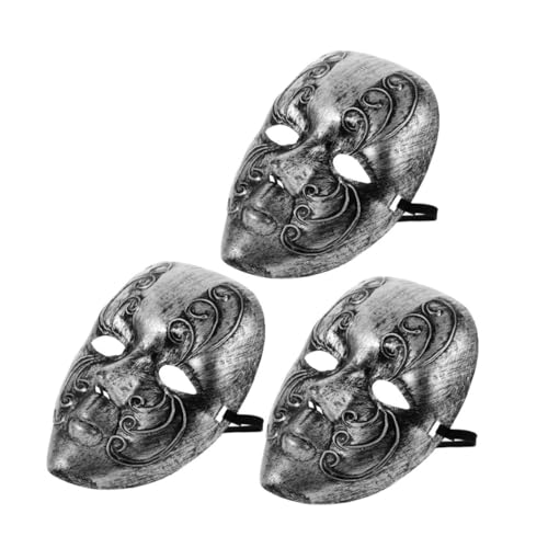 BESPORTBLE 3 Stück Teiliges Venezianische Maskerade Masken Vintage Stil Kunstvoll Handgefertigt Atmungsaktiv und Leicht Kostüm Party Vollgesichtsmasken für Damen und Herren BESPORTBLE 3 Stück Teiliges Venezianische Maskerade Masken Vintage Stil Kunstvoll Handgefertigt Atmungsaktiv und Leicht Kostüm Party Vollgesichtsmasken für Damen und Herren von BESPORTBLE