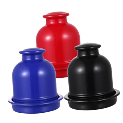 BESPORTBLE 3 Stück Teiliges Würfelbecher aus Kunststoff Langlebige Spielwürfelhalter für Party Bar und Ktv Kompakt Große Kapazität für Würfelspiele und Unterhaltungsrequisiten von BESPORTBLE