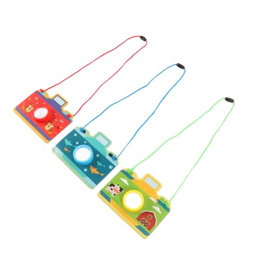 BESPORTBLE 3 Stück Teiliges aus Papier Bunte Muster Kamera Fördert Vorstellungskraft und Hand Auge Koordination Geeignet für Jungen und Mädchen Zufällige Farbe Zufällige Farbe von BESPORTBLE