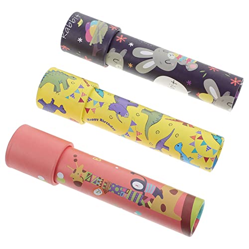 BESPORTBLE 3 Stück Teiliges aus Papier für Bunte Rotierende Muster Handliches Design Geschenke für Jungen und Mädchen Altersgerechtes Lernspielzeug von BESPORTBLE