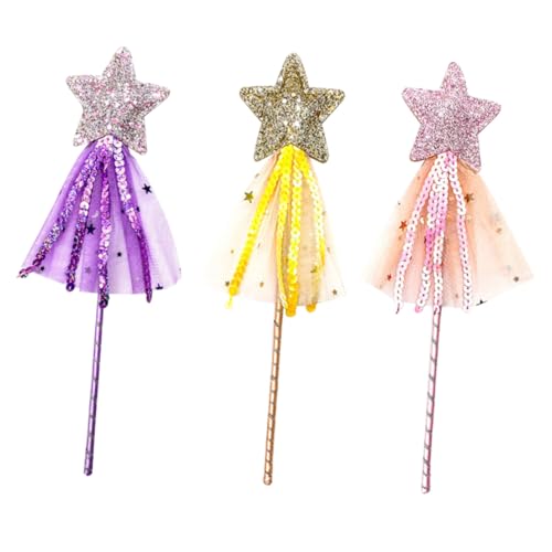 BESPORTBLE 3 Stück Teiliges mit Sternform Bunte Feenstäbe für Mädchen Vielseitige Requisiten für Kostüm Party Fotoshooting Sichere Materialien für Bühnenauftritte und Rollenspiele BESPORTBLE 3 Stück Teiliges mit Sternform Bunte Feenstäbe für Mädchen Vielseitige Requisiten für Kostüm Party Fotoshooting Sichere Materialien für Bühnenauftritte und Rollenspiele von BESPORTBLE