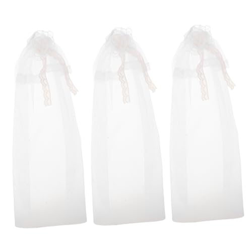 BESPORTBLE 3 Stücke Teiliges Puppen-hochzeits-kopfschleier Feinem Tüll mit Spitzenrand Passend Dekoratives Brautschleier-zubehör für Kreative Puppenhochzeit und Festliche Kostümgestaltung BESPORTBLE 3 Stücke Teiliges Puppen-hochzeits-kopfschleier Feinem Tüll mit Spitzenrand Passend Dekoratives Brautschleier-zubehör für Kreative Puppenhochzeit und Festliche Kostümgestaltung von BESPORTBLE