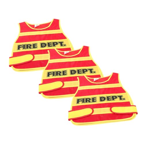 BESPORTBLE 3-teiliges Feuerwehrmann-kostüm Für Kinder: Feuerwehrmann-rollenspielkostüm Für Kinder – Feuerwehrweste Für Kleinkinder, Cosplay-requisite Für Partys Und Fantasievolles BESPORTBLE 3-teiliges Feuerwehrmann-kostüm Für Kinder: Feuerwehrmann-rollenspielkostüm Für Kinder – Feuerwehrweste Für Kleinkinder, Cosplay-requisite Für Partys Und Fantasievolles von BESPORTBLE