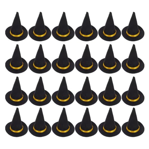 BESPORTBLE 30 Hüte: Halloween-Dekorationen Aus Filz – Flaschenaufsätze Für Partyzubehör Basteln Weinflaschen Cupcakes Und Heimdekoration BESPORTBLE 30 Hüte: Halloween-Dekorationen Aus Filz – Flaschenaufsätze Für Partyzubehör Basteln Weinflaschen Cupcakes Und Heimdekoration von BESPORTBLE
