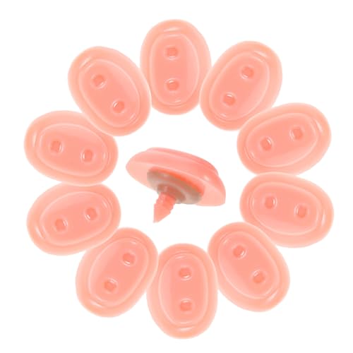 BESPORTBLE 30 Sätze Teiliges DIY Schweinenasen Ersatzset Schweinenase mit Dichtung Einfache Montage für Puppen und Kuscheltiere Kreative Bastelaccessoires für Tierkostüme von BESPORTBLE